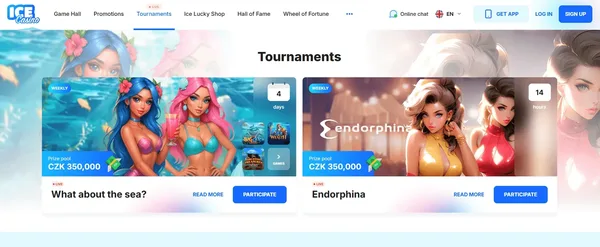 IceCasino turnaje na mobile
